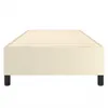 Bettgestell Creme 80x200 cm Kunstleder Produktbild-Vorschau 4