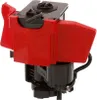 A red and black coffee machine brewing unit is shown against a white background. Produktbild-Vorschau