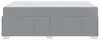 vidaXL Bettrahmen mit Matratze Hellgrau 120 x 200 cm Stoff Produktbild-Vorschau 4