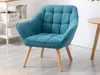 CASERTA Sessel in blauem Stoff Produktbild-Vorschau 6