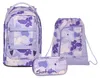 Satch, Schulrucksack-Set PACK Lilac Blossom 3-teilig, ab 5. Produktbild-Vorschau 1