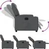 vidaXL Relaxsessel Grau Kunstleder Produktbild-Vorschau 7