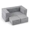 COSTWAY Modułowa sofa dla dzieci, piankowa sofa do zabawy Podgląd zdjęcia produktu 1