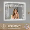 Puluomis koupelnové zrcadlo s osvětlením bez mlhy 100x80, s Náhled obrázku produktu 3