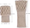 2 Paare Stulpen Damen Winter Beinw?rmer, Stricken Produktbild-Vorschau 2