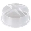 A clear, studio shot of a transparent microwave cover. Anteprima dell’immagine prodotto