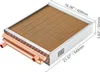 SucceBuy Échangeur de chaleur eau vers air, 16 "x 16", 3 Voir les images du produit 8