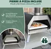 bremermann Four à pizza incl. pierre à pizza 30x2x30 cm / Voir les images du produit 5