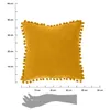 Cuscino Pompons 40x40 cm giallo Anteprima dell’immagine prodotto 3