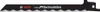 A close-up, isolated view of a saw blade. Voir les images du produit