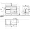 Villeroy & Boch F891GKPC Waschbeckenunterschrank Finion F89 Produktbild-Vorschau 2