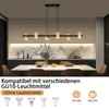 ZMH Pendelleuchte esstisch Hängelampe Schwarz Gold: Produktbild-Vorschau 2