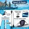 BRAST SUP Board Shark | Aufblasbares Stand up Paddle Set | Produktbild-Vorschau 6