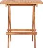 A wooden bistrot table shown from the front against a white background. Náhled obrázku produktu