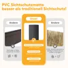 PVC Sichtschutzmatte Balkon Sichtschutz Doppelte Produktbild-Vorschau 5
