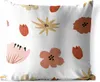 MuchoWow® Outdoor Kissen - Blumen - Weiß - Abstrakt - Produktbild-Vorschau 1