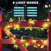 Bigzom Solar Lichterkette Aussen, 120LED Efeu 12M Außen 8 Produktbild-Vorschau 3