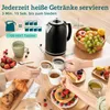 HOMCOM Wasserkocher Toaster Set 1,7L Edelstahl Wasserkocher Produktbild-Vorschau 3