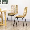Homcom sada 2 jídelních židlí v boho stylu, akcentní židle, Náhled obrázku produktu 10