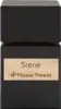 A black perfume bottle with a wooden label. Voir les images du produit