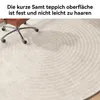 Kurzflorteppiche, Teppich rund 120cm, Kurzflor Teppich, Produktbild-Vorschau 5