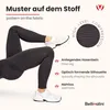 Bellivalini sportlegging dames, hoge taille, push-up Productafbeelding-voorbeeld 11