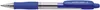 A close-up studio shot of a blue Pilot Super Grip F ballpoint pen against a white background. Produktbild-Vorschau