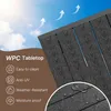 BEALIFE Gartentisch 110x70x73 cm aus WPC | Mit Wasserablauf Produktbild-Vorschau 5