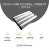 BirnePower Ofenrohr Ø100mm/50cm, Rauchrohr Gerades Produktbild-Vorschau 2