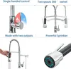 Wasserhahn Küche Ausziehbar Küchenarmatur mit Zwei Auslauf Produktbild-Vorschau 3