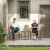 Outsunny 3-tlg. Rattan Bistroset, Sitzgruppe, Produktbild-Vorschau 2