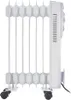 A white oil-filled radiator with seven fins, shown in profile on a white background. Produktbild-Vorschau