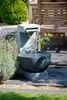 dobar Großer Design Garten-Brunnen mit Pumpe und LEDŽs, Produktbild-Vorschau 6