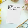 Mr. & Mrs. Panda Ansichtskarte Hinfallen, Aufstehen, Krone Produktbild-Vorschau 2