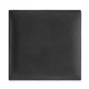A black upholstered headboard panel on a white background. Anteprima dell’immagine prodotto