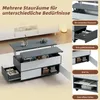 Sweiko 100x98x65cm Couchtisch Höhenverstellbarer Produktbild-Vorschau 11