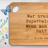 Mr. & Mrs. Panda Schneidebrett Spruch Oma Heldin - Produktbild-Vorschau 3