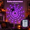 Decoración LED para Halloween: red de arañas de 1 metro, Vista previa de la imagen del producto 4