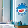 Nachtlicht, Kinderzimmer, blau, weiß, Cars Sticker, D 35cm Produktbild-Vorschau 2