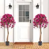 COSTWAY 2 er Set 135 cm Kunstbaum, Kunstpflanze im Topf, Produktbild-Vorschau 2
