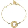 Guess JUBB03113JWYG Damen-Armband Logo Rund Charm Produktbild-Vorschau 1