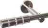 Gardinenstange Set Edelstahl Look Metall Ø 16mm zur Produktbild-Vorschau 1