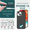 Étui fin 0,5mm pour iPhone 15 Plus Hard Case Ultra Slim Voir les images du produit 4