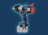 A diagram showing the internal workings and airflow of a cordless impact wrench. Voir les images du produit