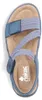 Rieker Sandalen Plat  Sandalen Plat - Blauw - Maat 40 Produktbild-Vorschau 33