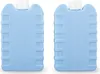 Two identical blue ice packs with white caps side by side on a white background. Produktbild-Vorschau
