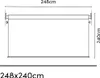 Coolfit Rollo 248 cm, grau Bezug aus HDPE, 285g/m² in grau, Produktbild-Vorschau 3