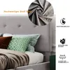 STILVORA Doppelbett 140x200 Polsterbett mit Lattenrost und Produktbild-Vorschau 3