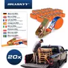 HASKYY Spanngurt-Ratsche 27x5000 mm 20er Set orange Produktbild-Vorschau 8