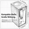 Aussenleuchte Wand 1268B1 Silber up&down 2x GU10 IP54 Produktbild-Vorschau 6